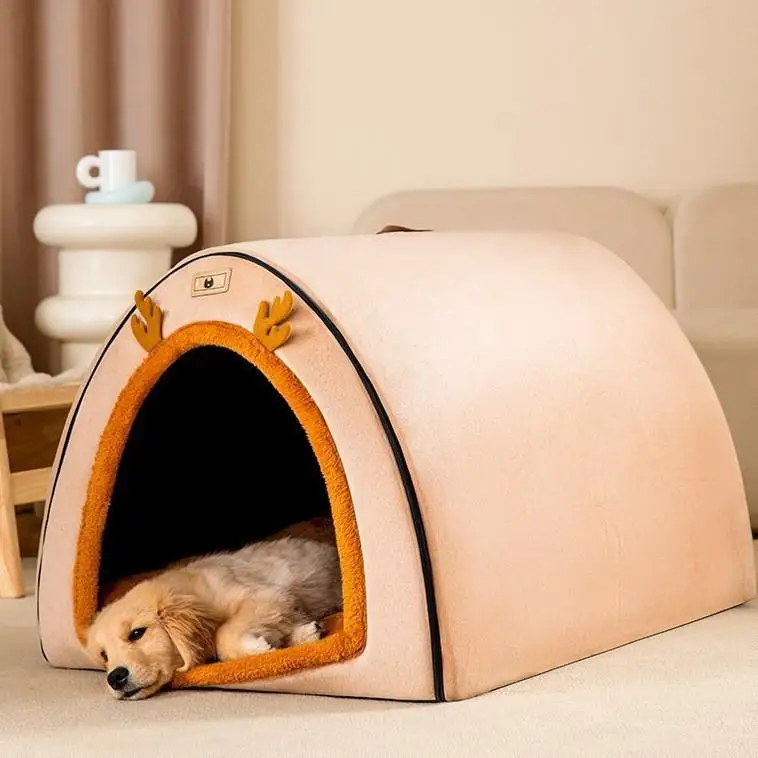 Thickened Winter Dog House Semi-Enclosed Style for Golden Retriever Safe Sleep Mat Detachable And Washable Pet Home Comforter
Thickened Winter Dog House Semi-Enclosed Style for Golden Retriever Safe Sleep Mat Detachable And Washable Pet Home Comforter