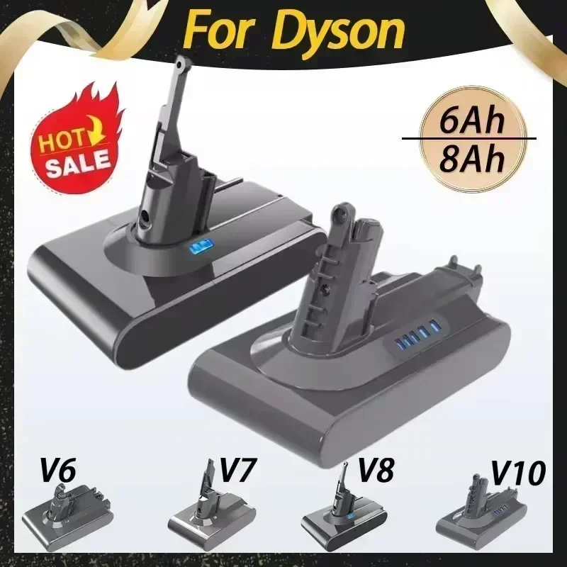 For Dyson V8 8000mAh Battery Replacement Battery 21.6V For Dyson V8 Li-ion Vacuum Cleaner Battery With Pre-Filter v8 Post-Filter
For Dyson V8 8000mAh Battery Replacement Battery 21.6V For Dyson V8 Li-ion Vacuum Cleaner Battery With Pre-Filter v8 Post-Filter