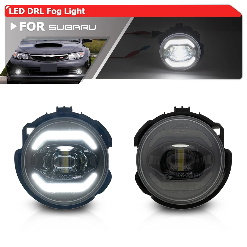 For Subaru Forester 09-13 Impreza WRX STI 08-10 DRL Halo Guide Daytime Running LED Front Bumper Driving Fog Light Assembly Kits
For Subaru Forester 09-13 Impreza WRX STI 08-10 DRL Halo Guide Daytime Running LED Front Bumper Driving Fog Light Assembly Kits