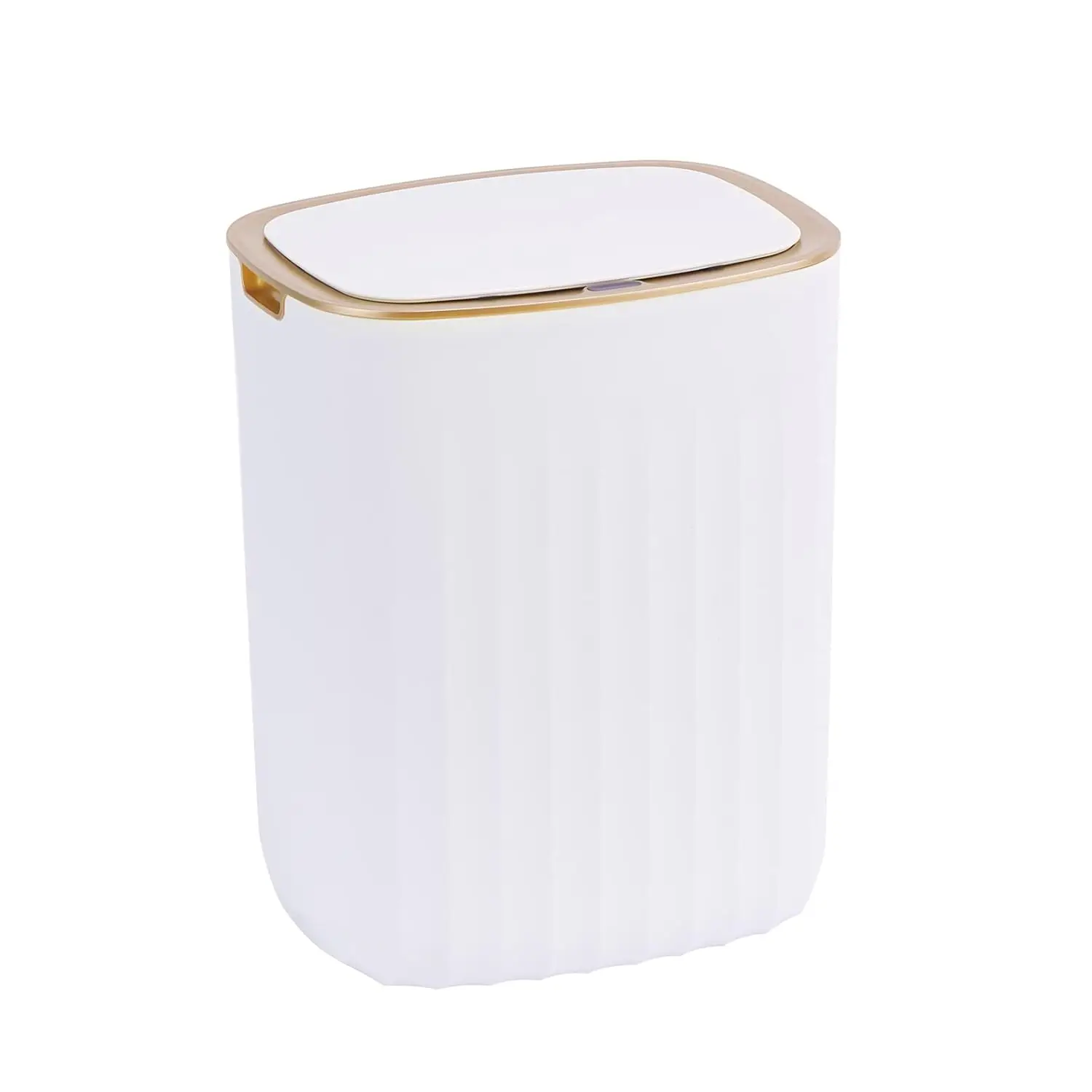 3.5 Gallon Waterproof Motion Sensor Trash Can with Lid, Automatic Garbage Bin for Bedroom Bathroom Living Room Office, Golden
3.5 Gallon Waterproof Motion Sensor Trash Can with Lid, Automatic Garbage Bin for Bedroom Bathroom Living Room Office, Golden