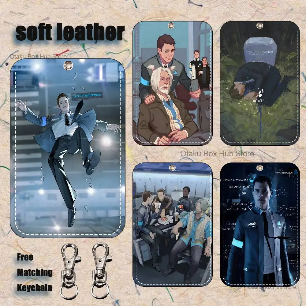 Game C-Connor B-Become Human Holder Keychain For Bank Business Work Card Holder Student Card Protective Case Bus Card
Game C-Connor B-Become Human Holder Keychain For Bank Business Work Card Holder Student Card Protective Case Bus Card