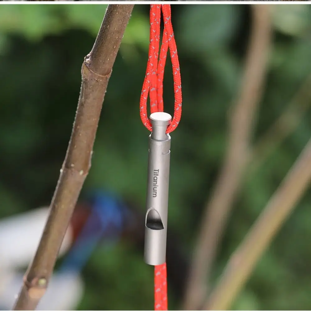 Titanium High Volume Whistle High-frequency Portable Camping Whistle Single Tube Ultralight Safety Survival Whistle Outdoor Tool
Titanium High Volume Whistle High-frequency Portable Camping Whistle Single Tube Ultralight Safety Survival Whistle Outdoor Tool