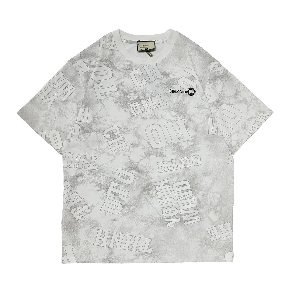 Men's embroidery T-shirt Trendy Personalized letter print Base Tee,Youth Summer Round Neck Casual Versatile Short Sleeved Tops
Men's embroidery T-shirt Trendy Personalized letter print Base Tee,Youth Summer Round Neck Casual Versatile Short Sleeved Tops