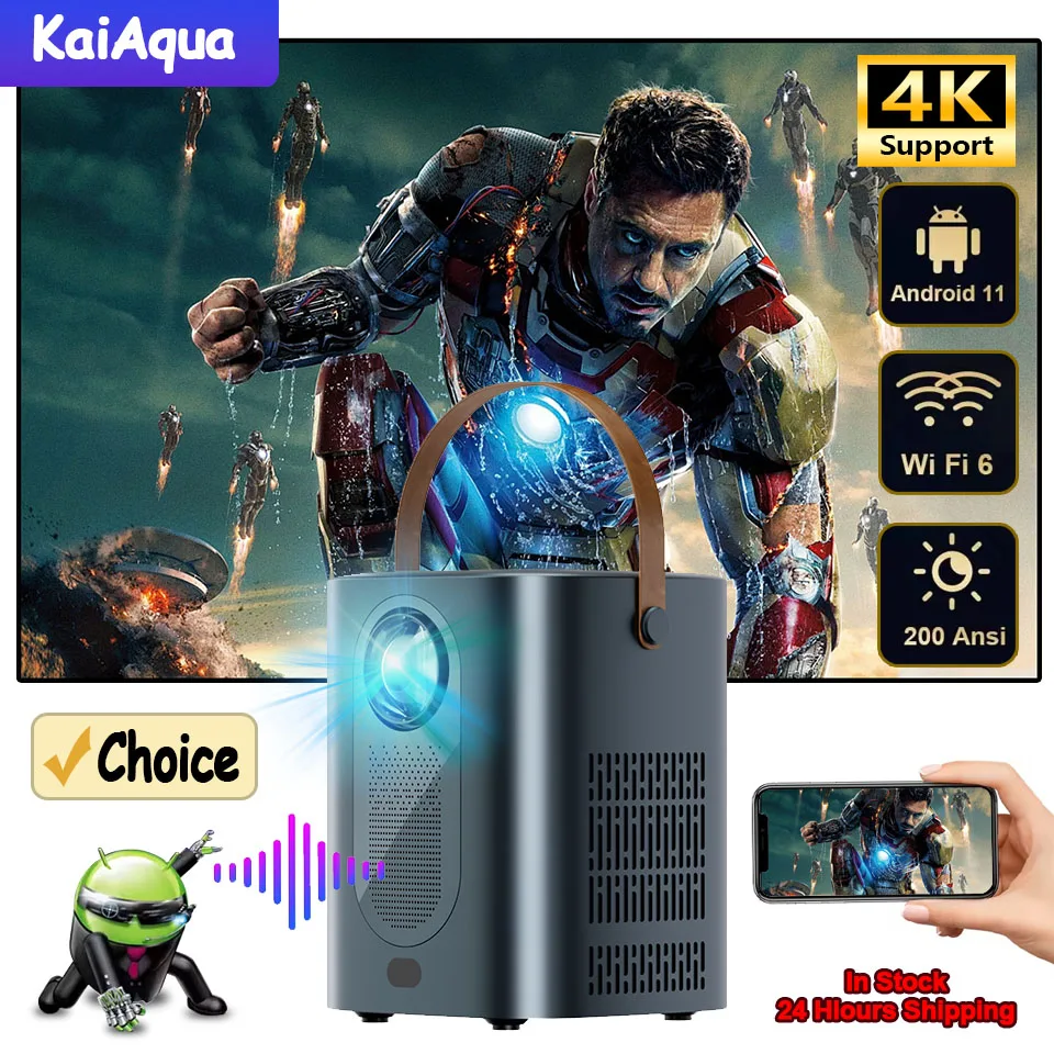 Smart HY6 Mini Projector Android WiFi6 Support 4K Full HD 720P BT5.0 Projector 1280*720P Home Cinema Portable Projector 2026 New
Smart HY6 Mini Projector Android WiFi6 Support 4K Full HD 720P BT5.0 Projector 1280*720P Home Cinema Portable Projector 2026 New