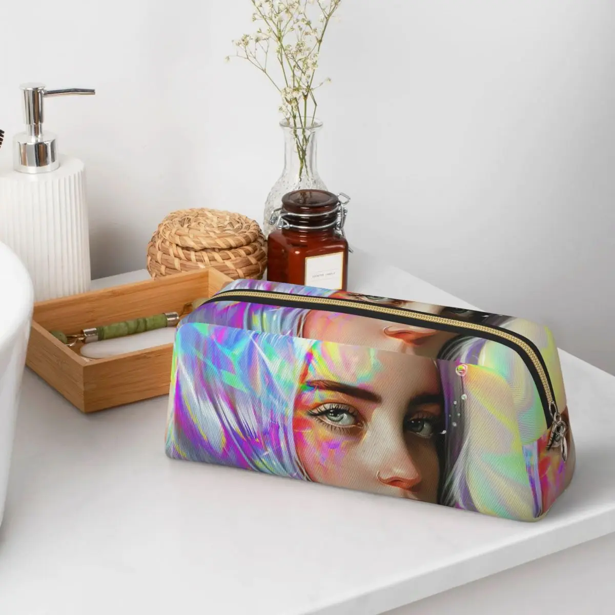 Billie Eilish Pencil Cases for Student School Pen Box Pencil Bag Large Capacity Pencil Pouch Storage Stationery Supplies
Billie Eilish Pencil Cases for Student School Pen Box Pencil Bag Large Capacity Pencil Pouch Storage Stationery Supplies