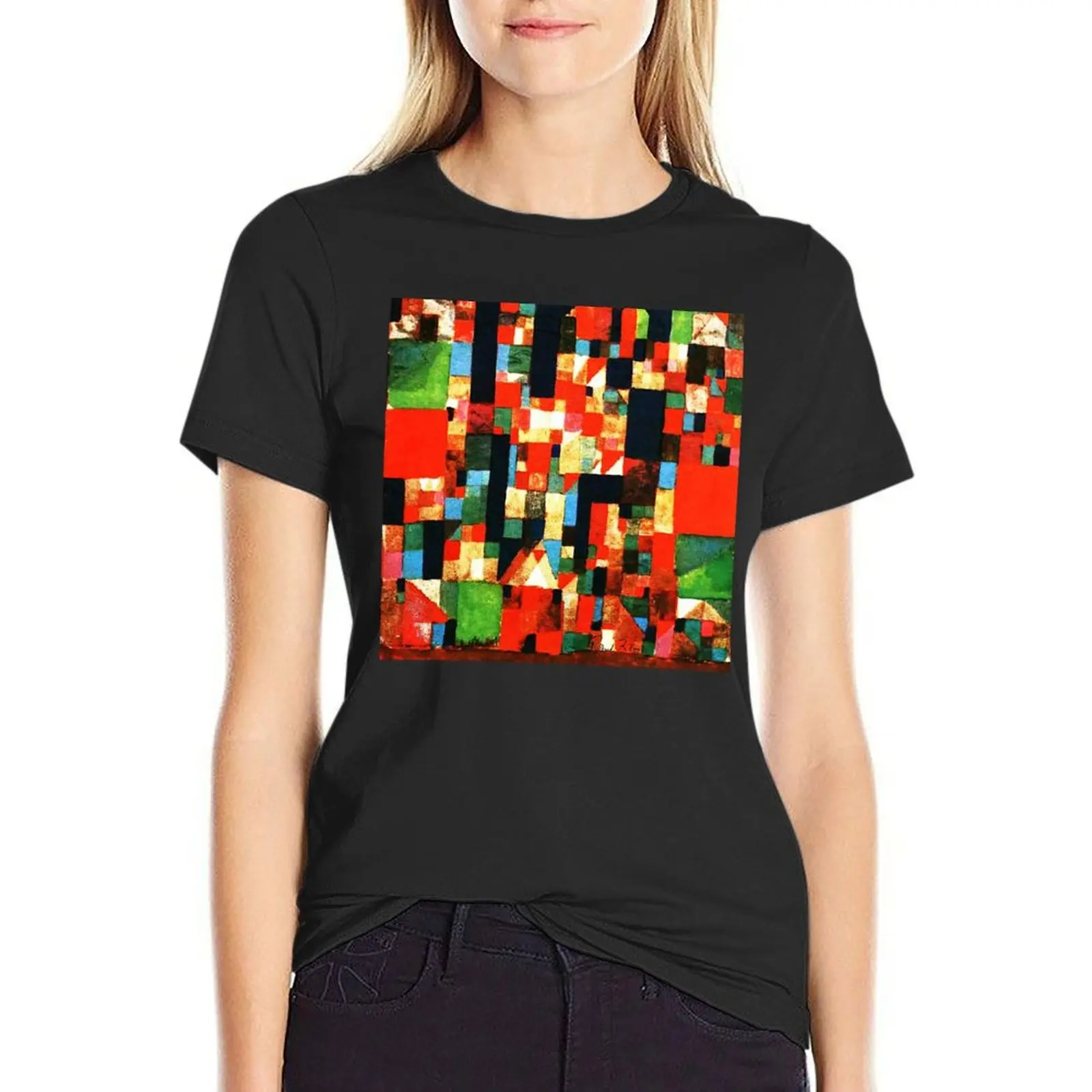 Paul Klee - City Picture Klee Color Block w/Signature T-shirt shirts graphic tees summer top Women t-shirts
Paul Klee - City Picture Klee Color Block w/Signature T-shirt shirts graphic tees summer top Women t-shirts