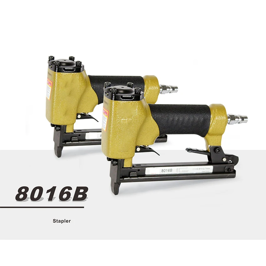 8016B High Quality Pneumatic Stapler Air Staples Gun for Making Sofa Furniture Portable Air Nail Gun
8016B High Quality Pneumatic Stapler Air Staples Gun for Making Sofa Furniture Portable Air Nail Gun
