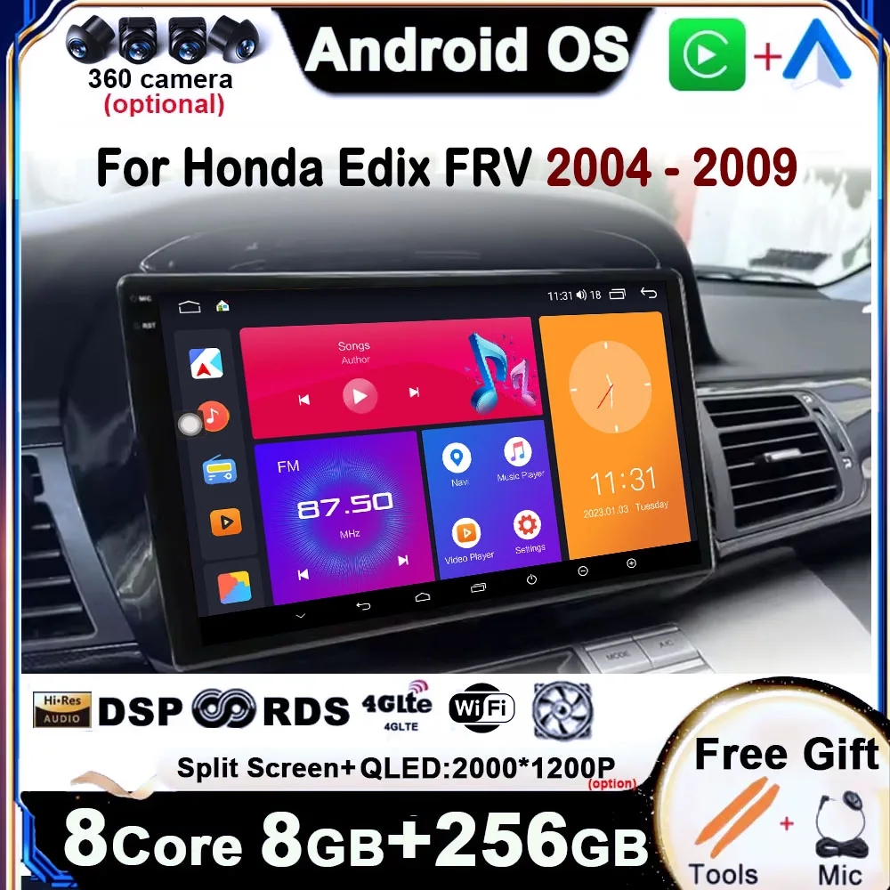 Android 14 для Honda Edix FRV 2004 2005 2006 2007 2008 2009 Автомобильный радиоприемник QLED с сенсорным экраном WIFI 4G DSP Стерео Автомобильный плеер GPS Navi
Android 14 для Honda Edix FRV 2004 2005 2006 2007 2008 2009 Автомобильный радиоприемник QLED с сенсорным экраном WIFI 4G DSP Стерео Автомобильный плеер GPS Navi