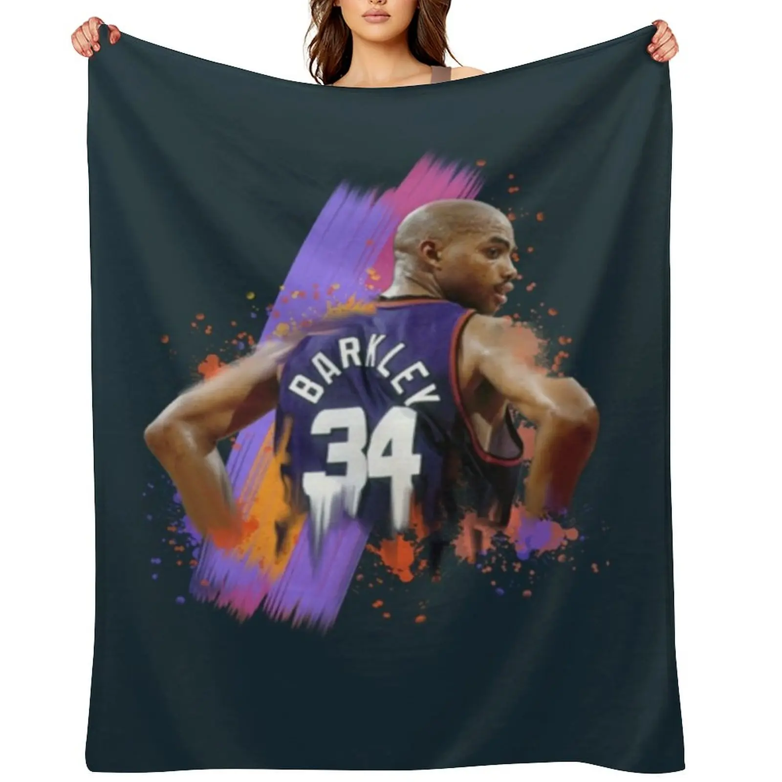 Charles Barkley basketball Thirty four back side Throw Blanket Designers Shaggy Beach Bed covers Blankets
Charles Barkley basketball Thirty four back side Throw Blanket Designers Shaggy Beach Bed covers Blankets