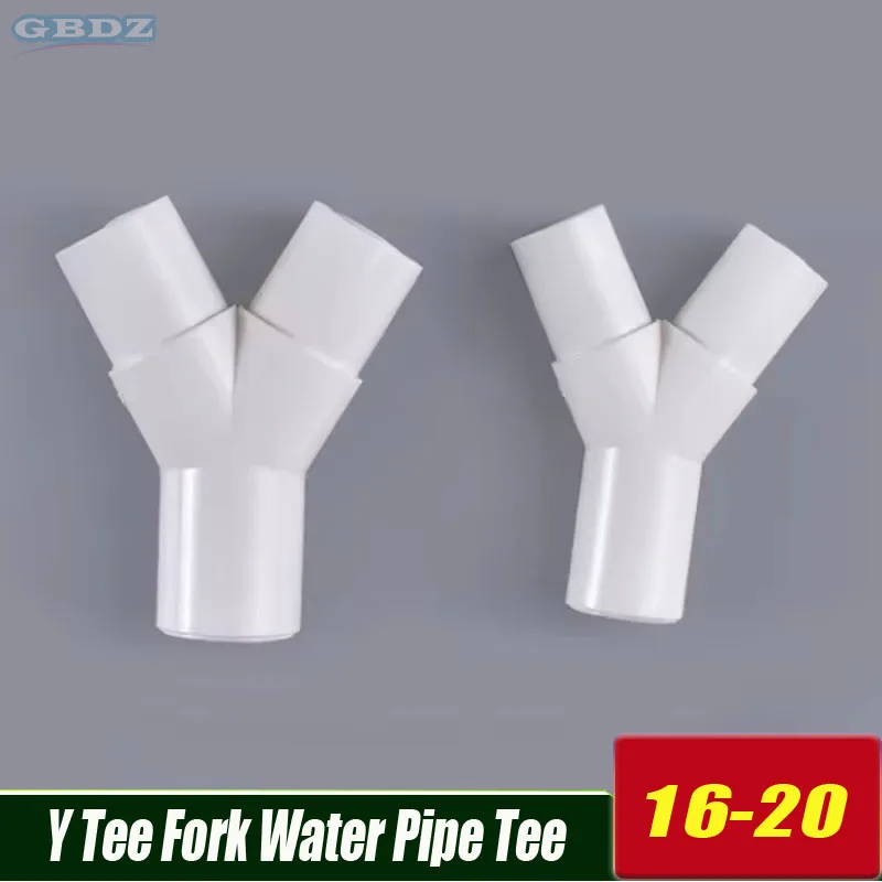1/3/5/10-50PCS PVC Plastic Y Type Tee Y Tee Fork Water Pipe Tee Drip Box TeeJoint 16mm 20mm
1/3/5/10-50PCS PVC Plastic Y Type Tee Y Tee Fork Water Pipe Tee Drip Box TeeJoint 16mm 20mm