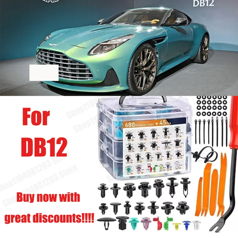 For db12 BMW VW BYD Toyota Car Plastic Retainer Clips Kit 800pcs Auto Fender Push Pin Car Fastener Clip Mixed Set
For db12 BMW VW BYD Toyota Car Plastic Retainer Clips Kit 800pcs Auto Fender Push Pin Car Fastener Clip Mixed Set
