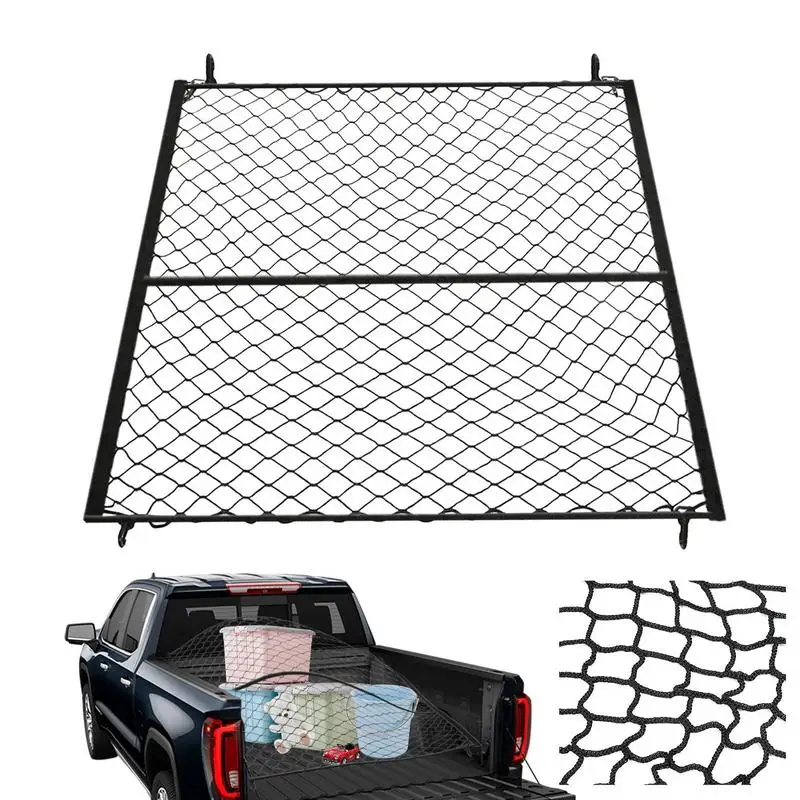 Truck Bed Cargo Net Upgraded 1.1 X 1.2m Cargo Net Auto Trunk Rear Organizer Elastic Mesh Holder generic Fit Net For Suv Truck
Truck Bed Cargo Net Upgraded 1.1 X 1.2m Cargo Net Auto Trunk Rear Organizer Elastic Mesh Holder generic Fit Net For Suv Truck