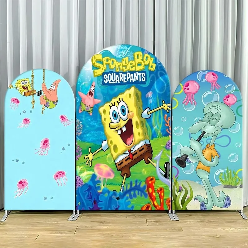 SpongeBob Patrick Squidward Jellyfish Arch Backdrop Cover Underwater Party Decor Elastic Fabric Photo Booth Celebration Decor
SpongeBob Patrick Squidward Jellyfish Arch Backdrop Cover Underwater Party Decor Elastic Fabric Photo Booth Celebration Decor