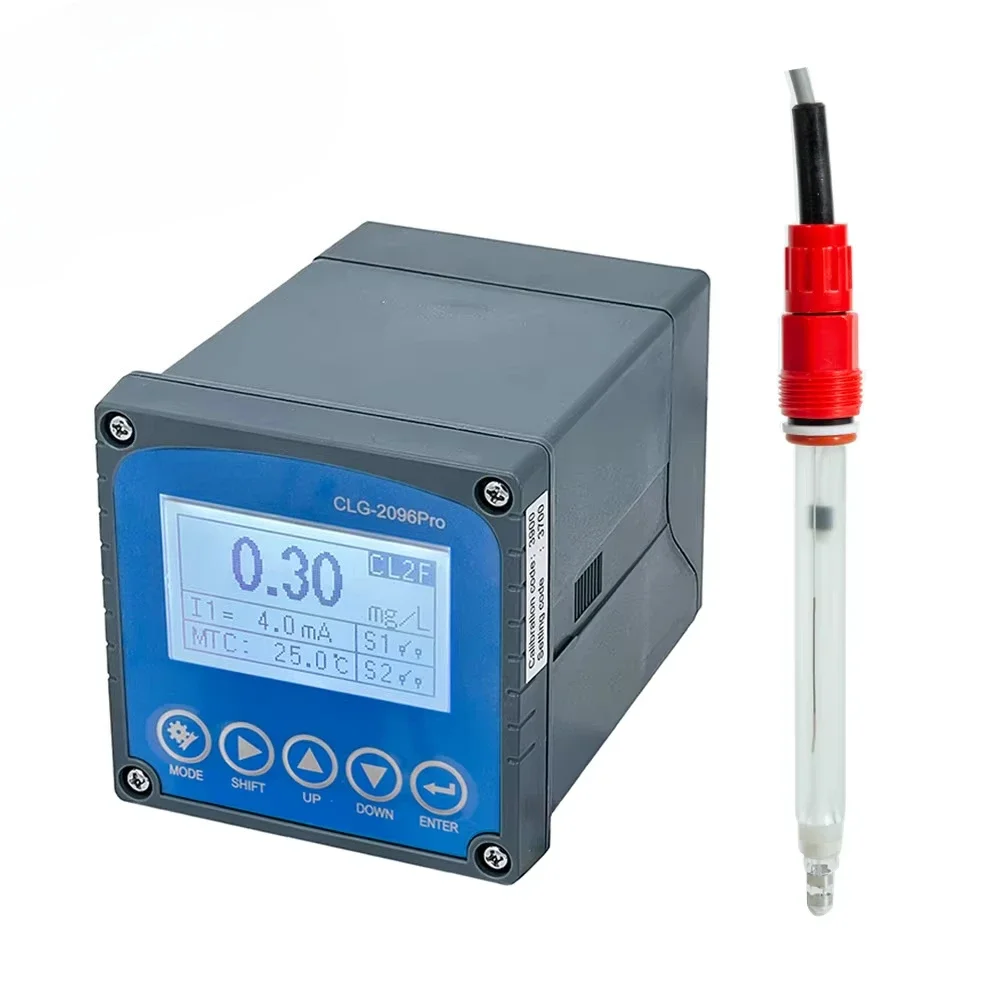 Промышленный pH-метр CLG-2096PRO с методом постоянного напряжения для измерения свободного остаточного хлора в дезинфицированной воде для бассейнов
Промышленный pH-метр CLG-2096PRO с методом постоянного напряжения для измерения свободного остаточного хлора в дезинфицированной воде для бассейнов