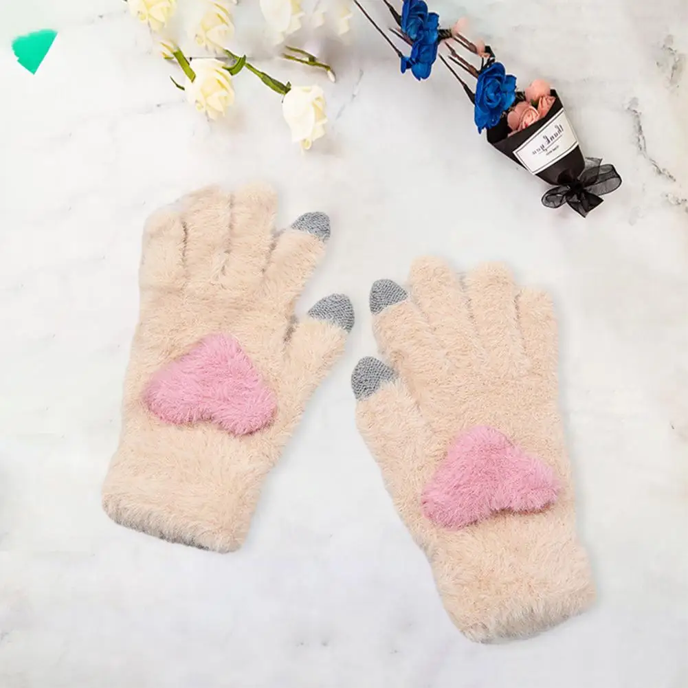 Warm Polyester Gloves Weather Phone Gloves Fashionable Heart Pattern Women Winter Gloves with Touch-screen Design for Weather
Warm Polyester Gloves Weather Phone Gloves Fashionable Heart Pattern Women Winter Gloves with Touch-screen Design for Weather