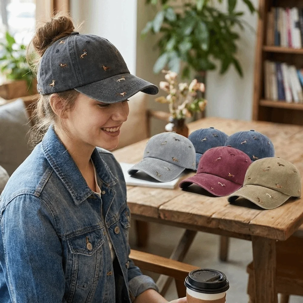Fashion Punk Embroidery Puppy Cap Washed Soft Vintage Baseball Cap UV Protection Cotton Duckbill Cap Men
Fashion Punk Embroidery Puppy Cap Washed Soft Vintage Baseball Cap UV Protection Cotton Duckbill Cap Men