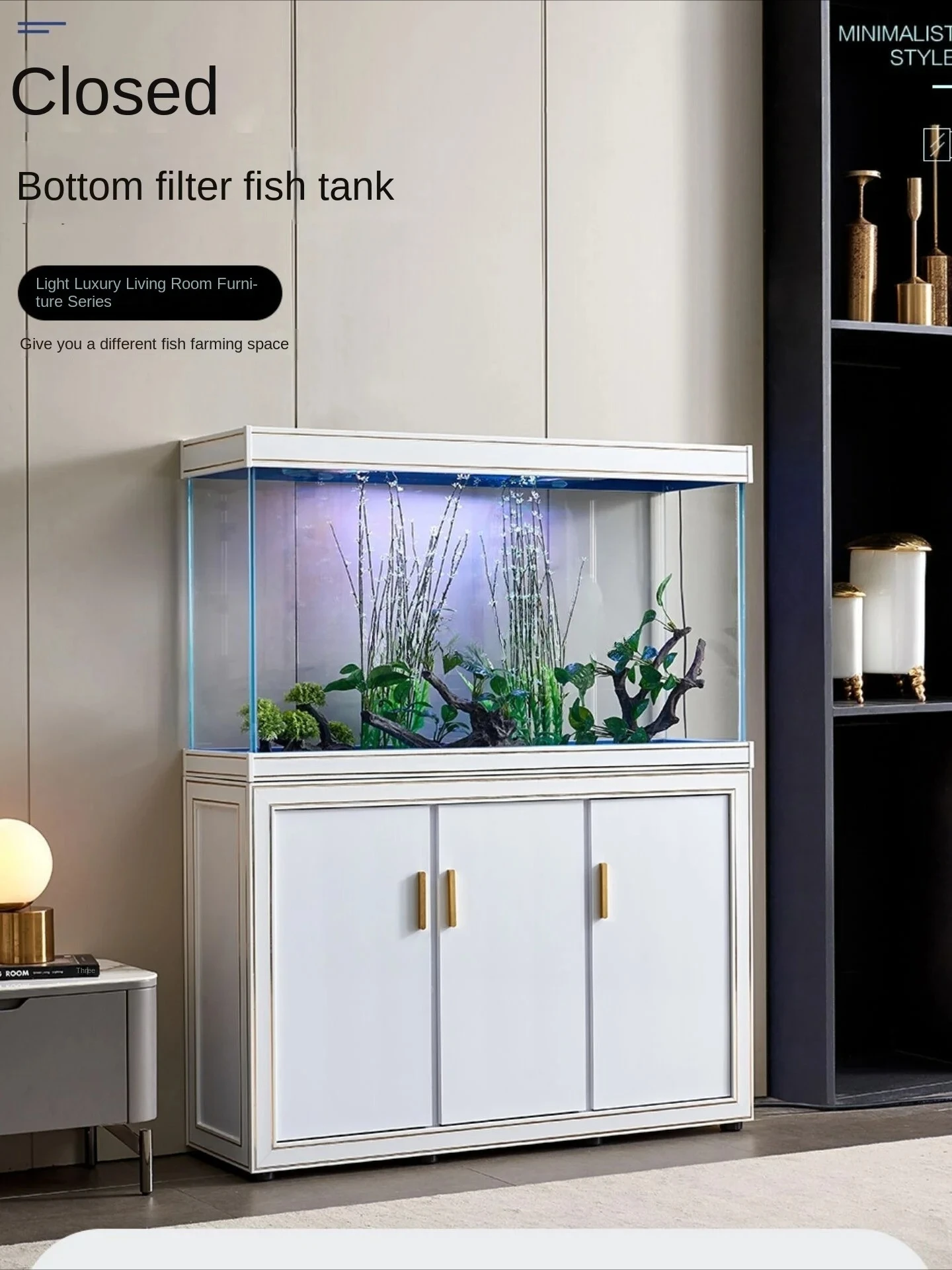HLZ bottom filter fish tank aquarium screen partition against the wall floor fish tank
HLZ bottom filter fish tank aquarium screen partition against the wall floor fish tank