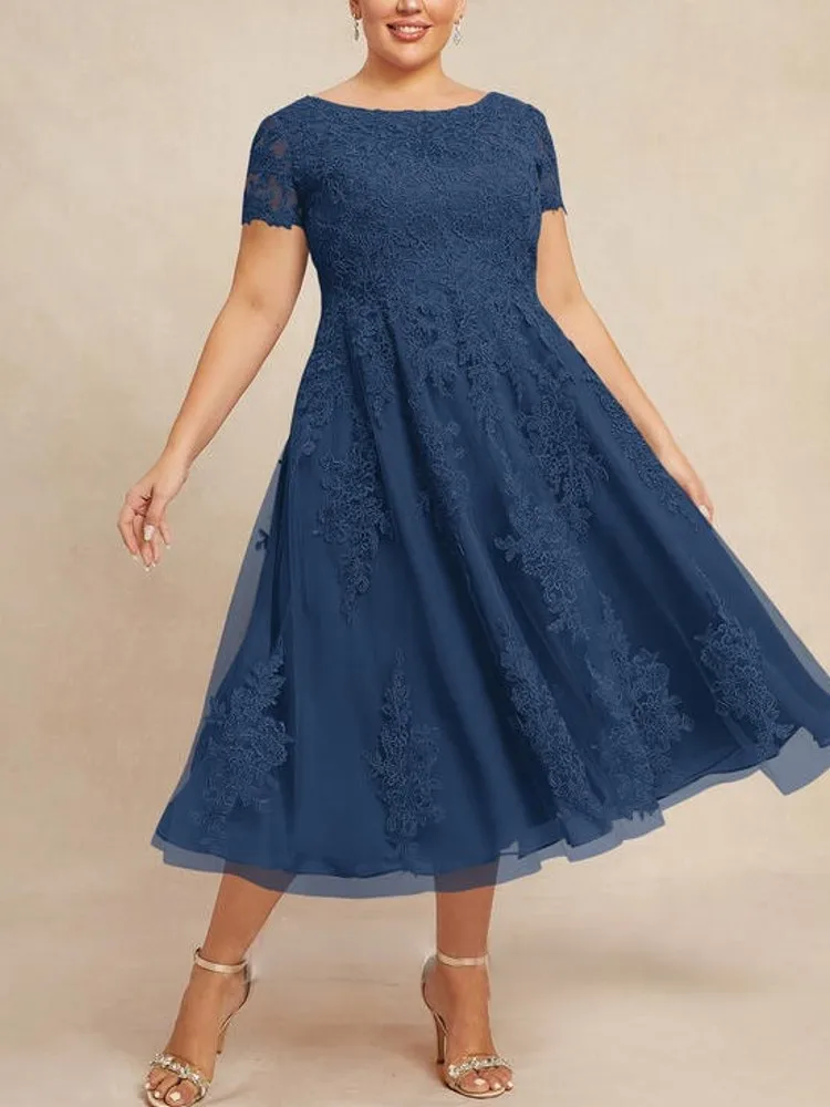 L-5XL Plus Size Clothes Dresses Women Robes Summer Short Sleeve Street Style Casual 3XL 4XL Big Size Lace Midi Dress Oversize
L-5XL Plus Size Clothes Dresses Women Robes Summer Short Sleeve Street Style Casual 3XL 4XL Big Size Lace Midi Dress Oversize