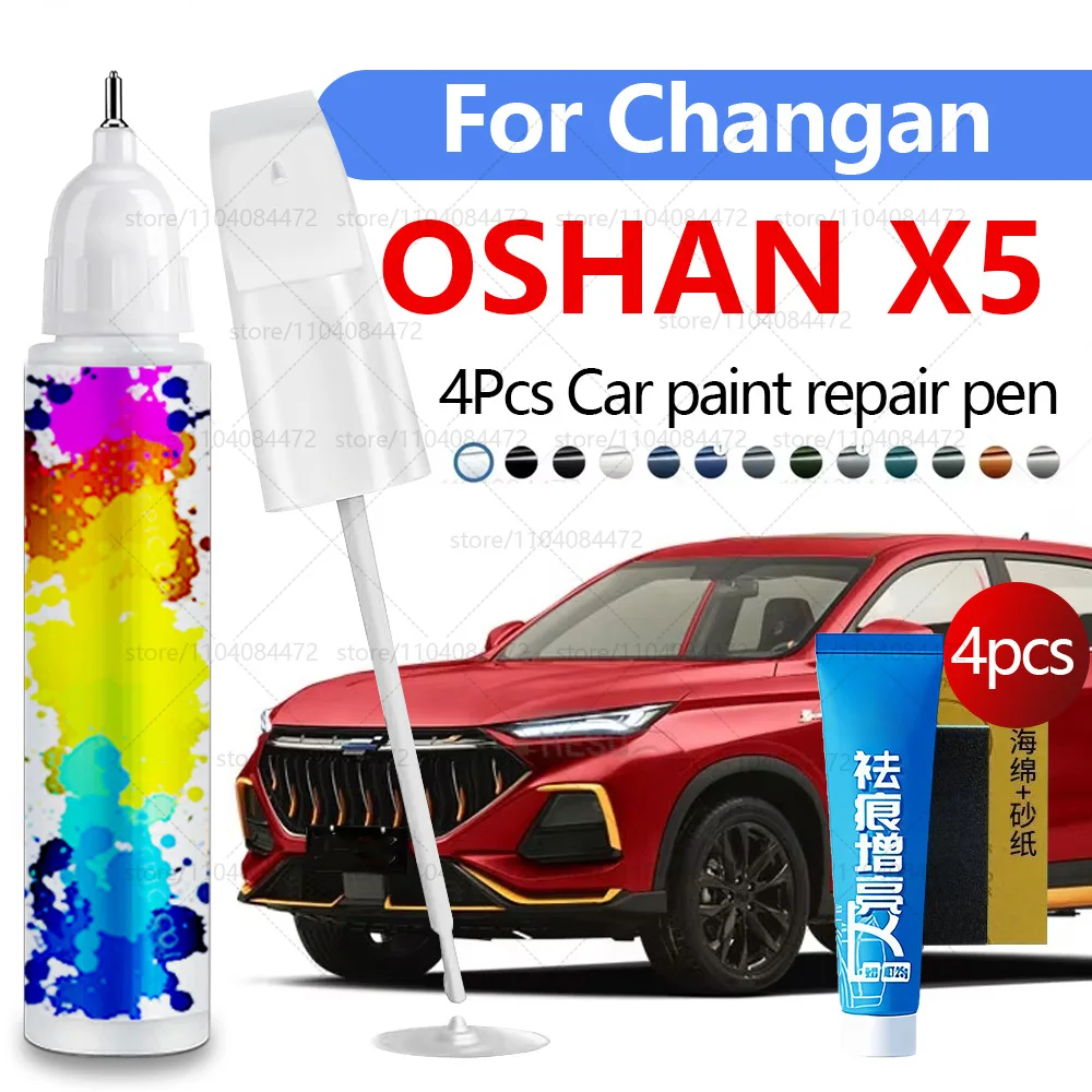 Ручка для ремонта автомобильной краски для Changan OSHAN X5 2020-2023, аксессуары для ремонта царапин, 4 шт., черный, белый, синий, красный, серый
Ручка для ремонта автомобильной краски для Changan OSHAN X5 2020-2023, аксессуары для ремонта царапин, 4 шт., черный, белый, синий, красный, серый