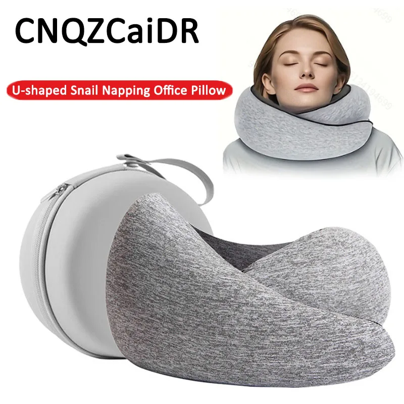 Travel Neck Pillow Memory Foam U-shaped Pillow Snail Style Travel Neck Support Portable Adjustable Soft Noon Break Sleep Pillows
Travel Neck Pillow Memory Foam U-shaped Pillow Snail Style Travel Neck Support Portable Adjustable Soft Noon Break Sleep Pillows