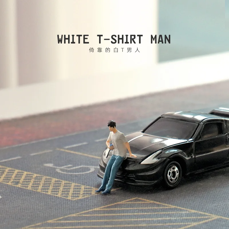 1/64 Miniature Figure White T-Shirt Man Model Micro Props Sand table Scene Creative Photography Cars Vehicle DIY Resin Handmad
1/64 Miniature Figure White T-Shirt Man Model Micro Props Sand table Scene Creative Photography Cars Vehicle DIY Resin Handmad