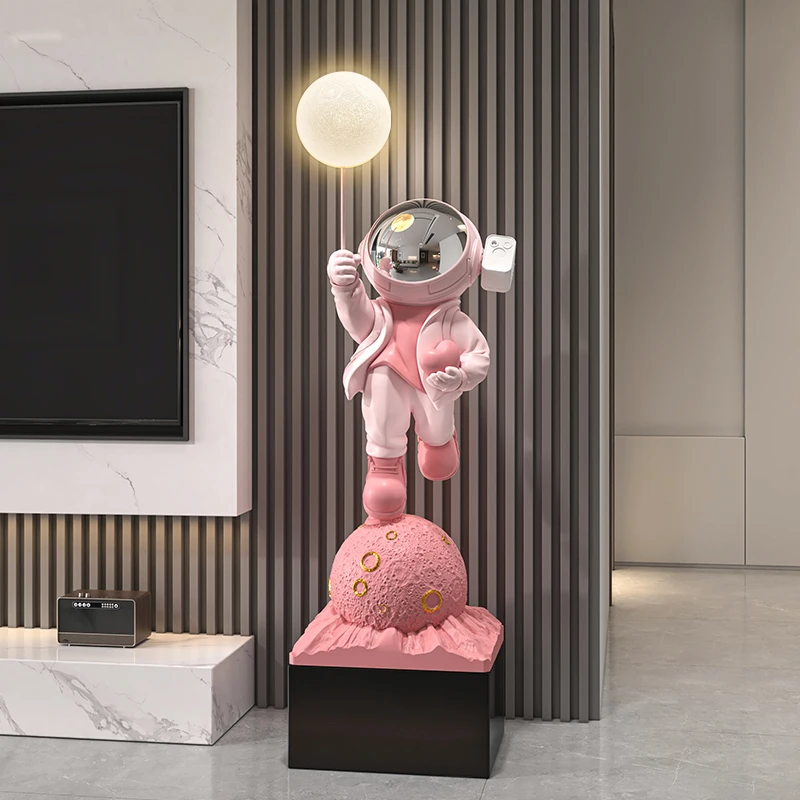 Home Decor Luminous Astronaut Statue Floor Decoration Living Room Large Welcome Sculpture Ornaments Housewarming Gifts Figurine
Home Decor Luminous Astronaut Statue Floor Decoration Living Room Large Welcome Sculpture Ornaments Housewarming Gifts Figurine
