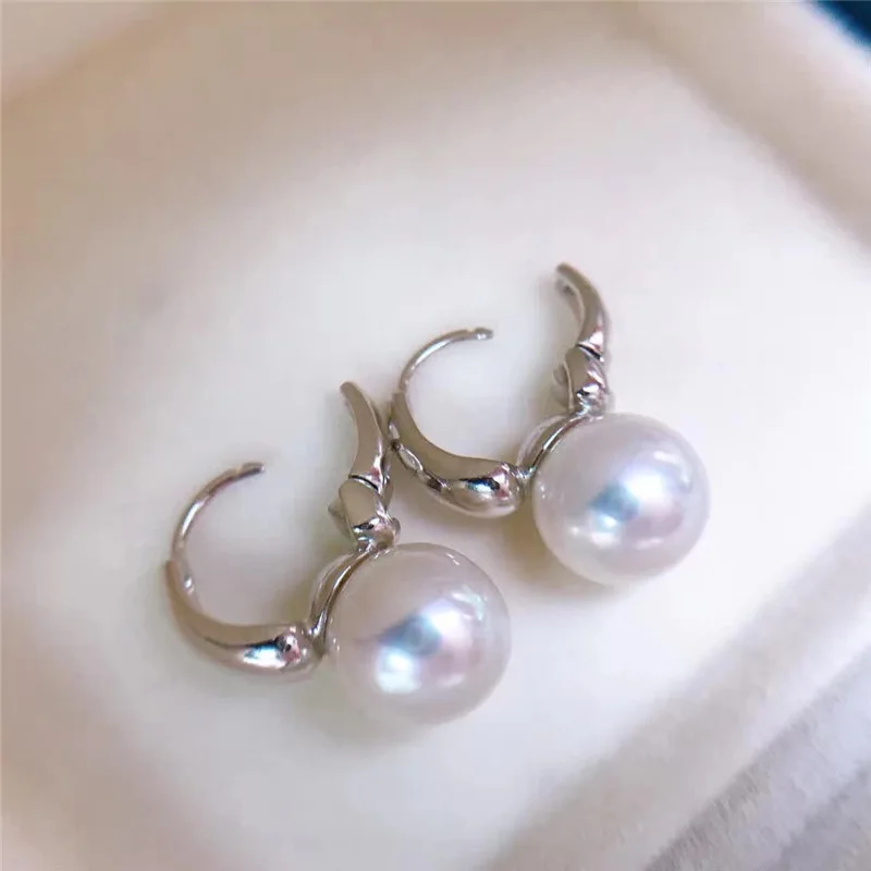 AAAA 10-11mm 11-12mm 12-13mm 13-14mm Japan akoya round Pearl Earrings 925s Copper gold-plated sparkling T-shaped zircon
AAAA 10-11mm 11-12mm 12-13mm 13-14mm Japan akoya round Pearl Earrings 925s Copper gold-plated sparkling T-shaped zircon