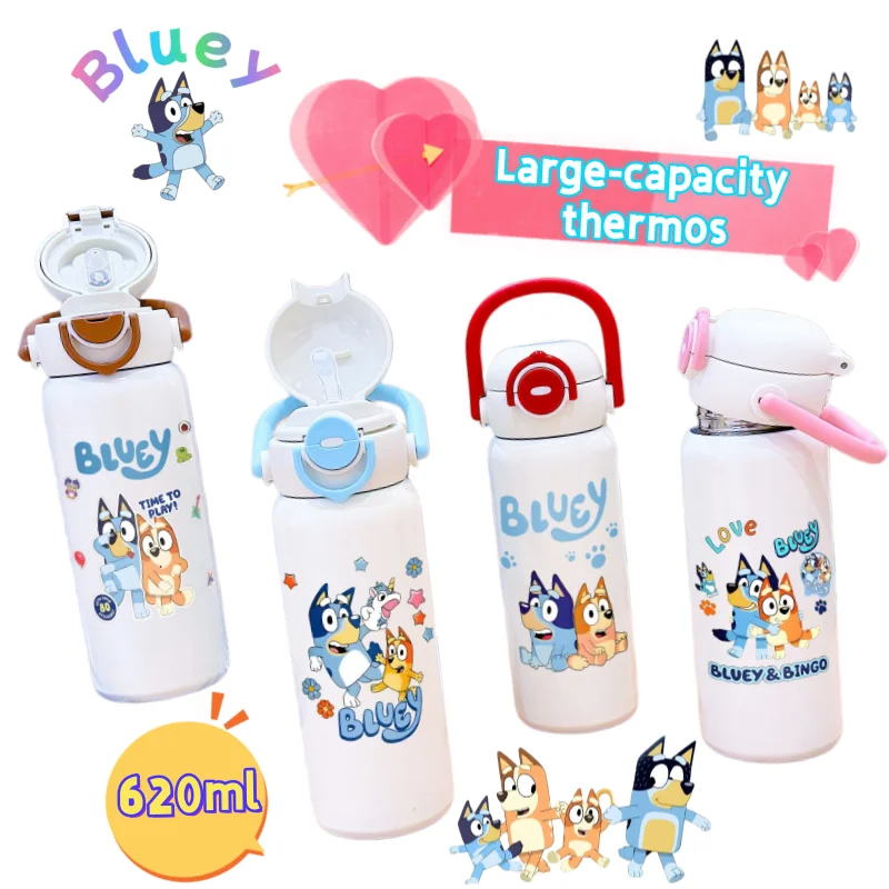 New Bluey Bingo Bandit Chilli Large Capacity Insulated Cup Creative Personalized High-Value Double Drinking Straw Portable Cup
New Bluey Bingo Bandit Chilli Large Capacity Insulated Cup Creative Personalized High-Value Double Drinking Straw Portable Cup
