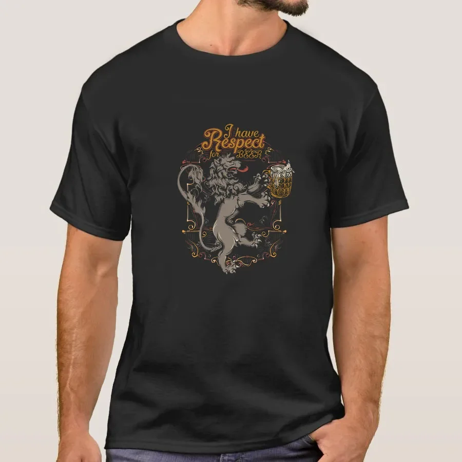 Beer Lion Men's T-Shirt Drinks Respect Drink Ale Pint Drinking Alcohol Free House Short Casual 100% Cotton Shirts Size S-3XL
Beer Lion Men's T-Shirt Drinks Respect Drink Ale Pint Drinking Alcohol Free House Short Casual 100% Cotton Shirts Size S-3XL