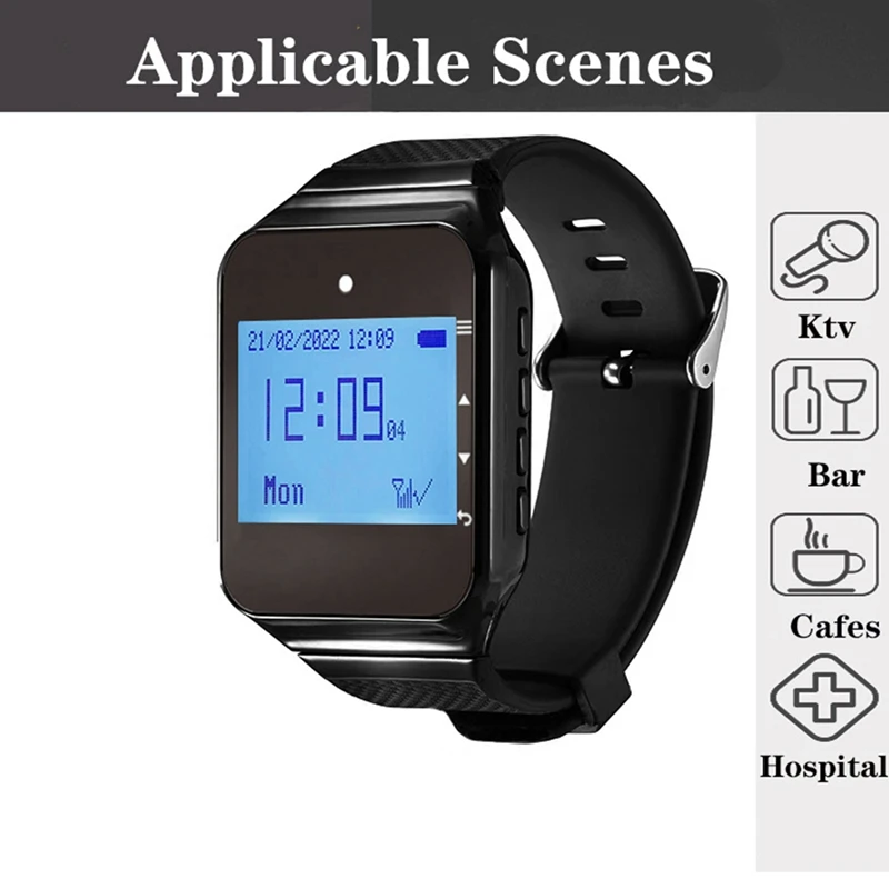 Беспроводная система вызова официанта в ресторане с пейджером и кнопкой вызова часов для кальяна, бара, кафе-бара, обслуживание клиентов Red-ABVK
Беспроводная система вызова официанта в ресторане с пейджером и кнопкой вызова часов для кальяна, бара, кафе-бара, обслуживание клиентов Red-ABVK