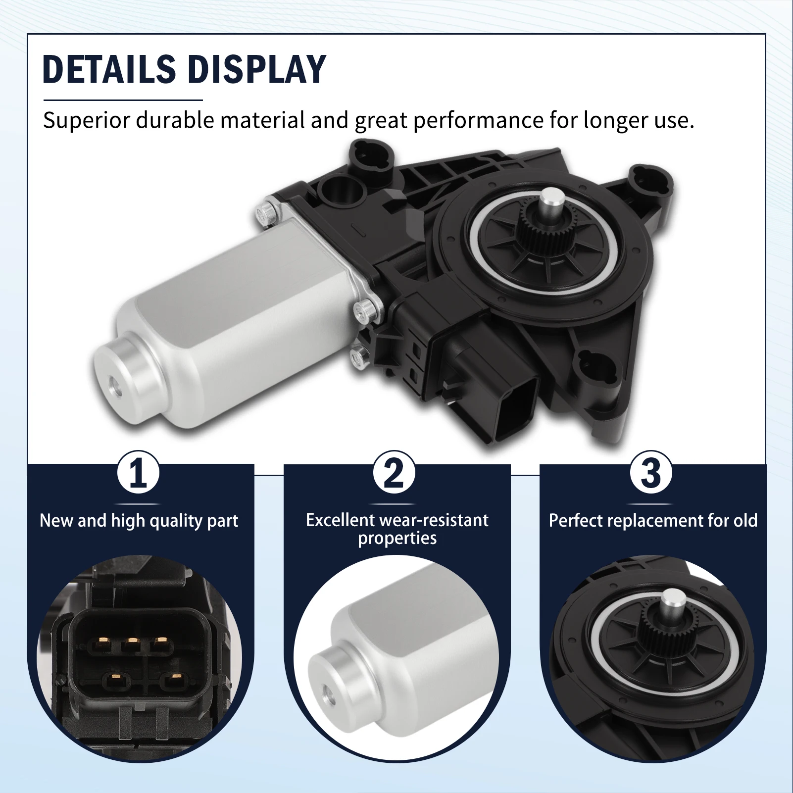 68143986AA Front Right Passenger Side Window Lift Motor Compatible with 300/Charger 2011-2023 Power Window Motor
68143986AA Front Right Passenger Side Window Lift Motor Compatible with 300/Charger 2011-2023 Power Window Motor