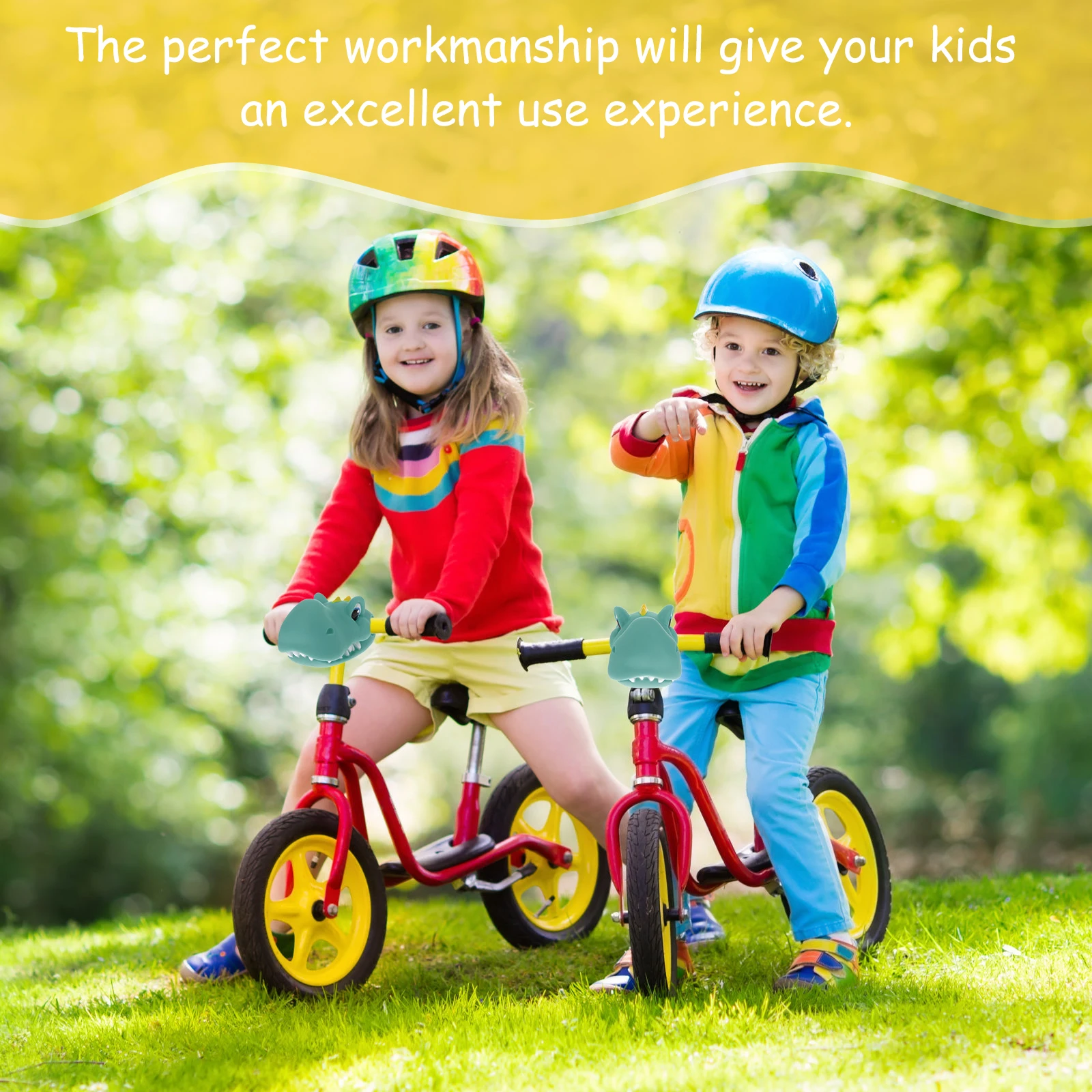 1pc Bicycle Handlebar Decorations Kids Scooter Accessories Cartoon Dinosaur Silicone Bike Ornament Balance Parts Play
1pc Bicycle Handlebar Decorations Kids Scooter Accessories Cartoon Dinosaur Silicone Bike Ornament Balance Parts Play