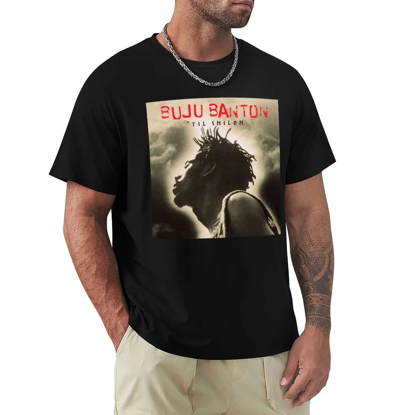 Buju Banton Til Siloh Classic T-Shirt Work Basic Short Sleeve Top
Buju Banton Til Siloh Classic T-Shirt Work Basic Short Sleeve Top