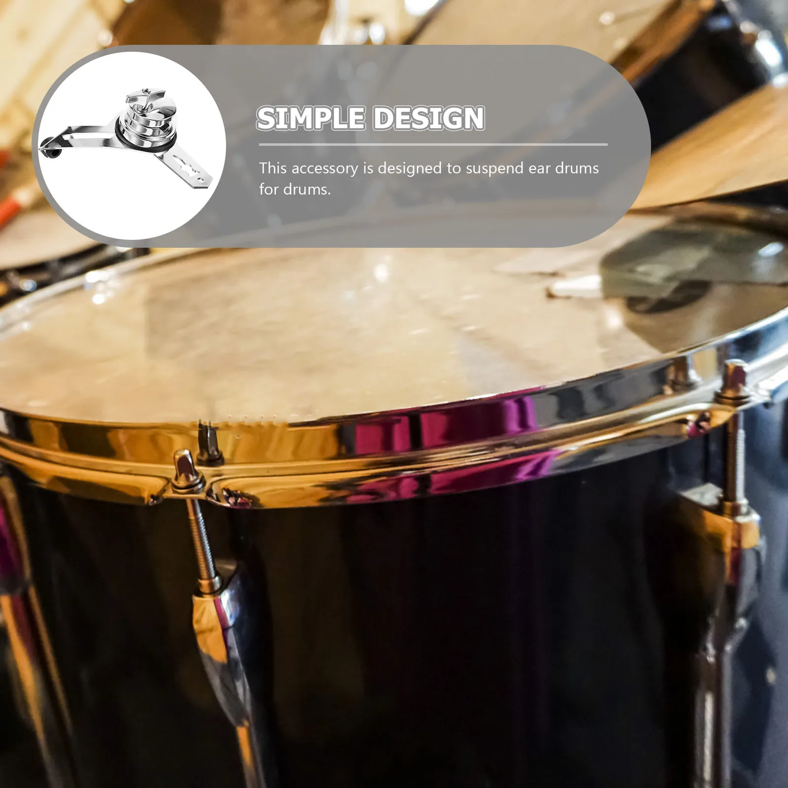 Ear Drum Hanger 10 Inch Tom Mount Rim Suspension Metal Durable Design Musical Instrument Accessories Drum Parts
Ear Drum Hanger 10 Inch Tom Mount Rim Suspension Metal Durable Design Musical Instrument Accessories Drum Parts