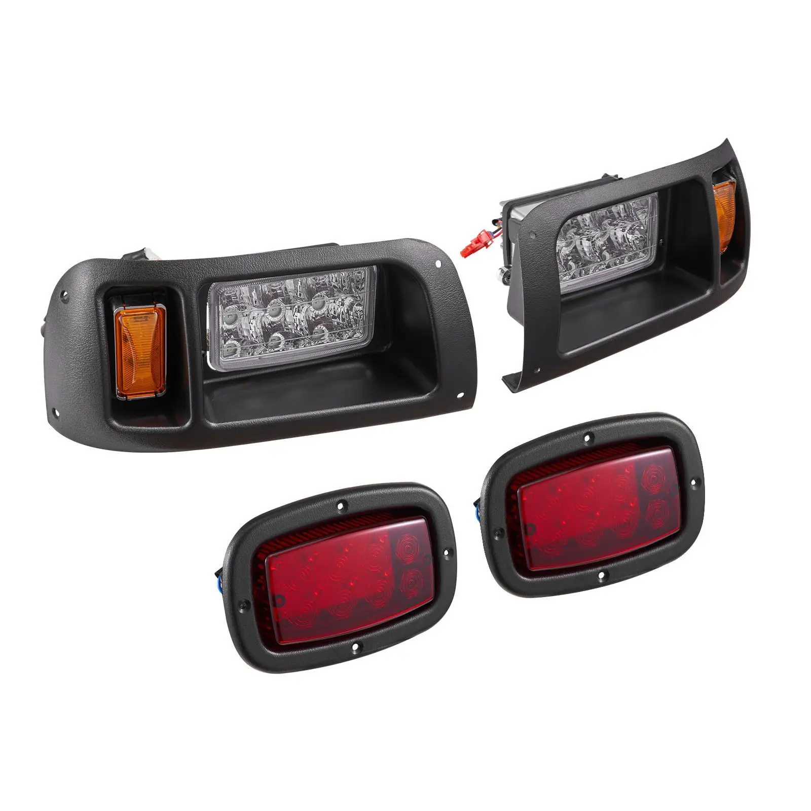 12 Volt Golf Cart LED Headlight Tail Light Kit For EZGO TXT 1996-2013 Models
12 Volt Golf Cart LED Headlight Tail Light Kit For EZGO TXT 1996-2013 Models