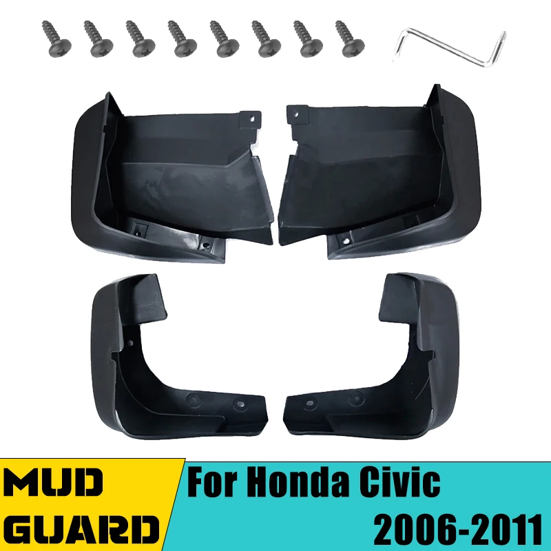4 PCS Car Mudguard Mud Flaps For Honda Civic 8th FA FD 2006-2011 2007 2008 2009 ABS Auto Splash Guard Rear Fender Accessories
4 PCS Car Mudguard Mud Flaps For Honda Civic 8th FA FD 2006-2011 2007 2008 2009 ABS Auto Splash Guard Rear Fender Accessories