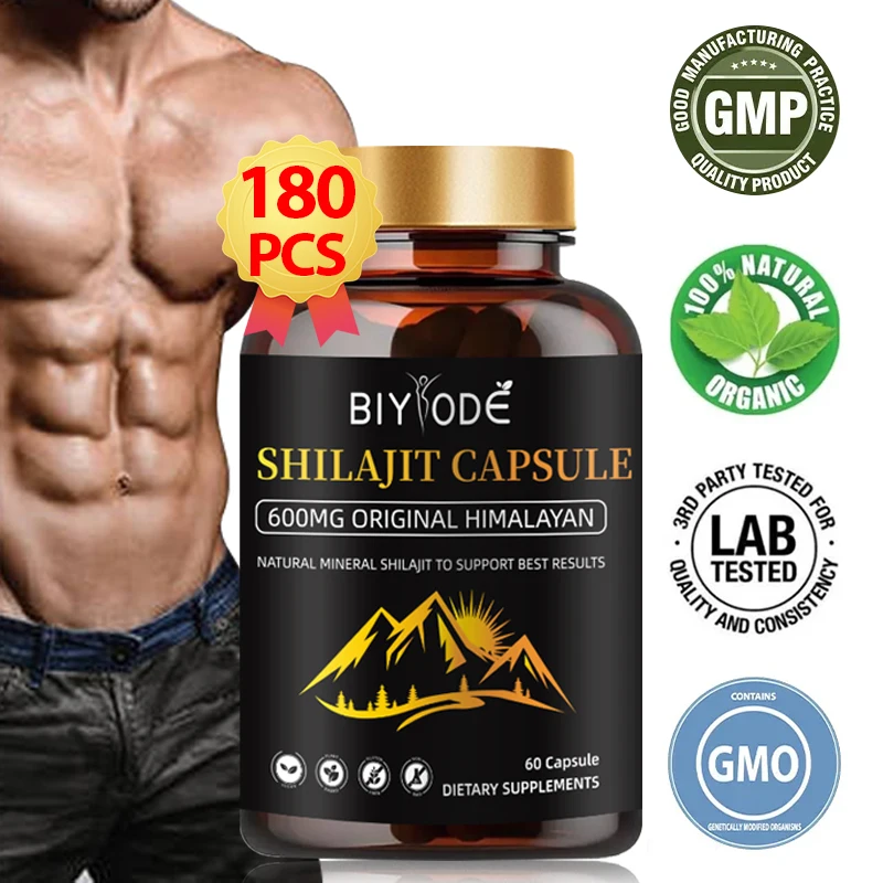 Пищевая добавка Shilajit в капсулах, 600 мг, оригинальная чистая Гималайская фульвовая кислота и минералы, иммунная поддержка на выносливость
Пищевая добавка Shilajit в капсулах, 600 мг, оригинальная чистая Гималайская фульвовая кислота и минералы, иммунная поддержка на выносливость