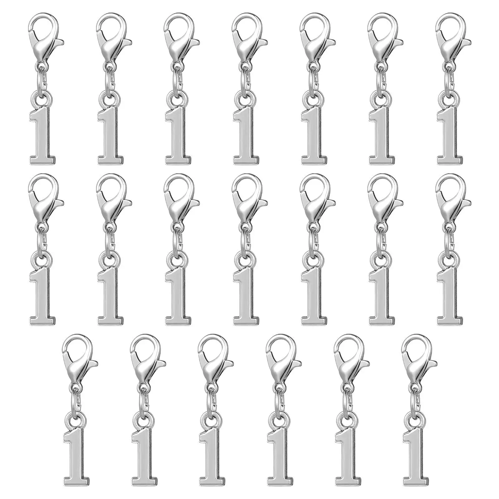 20pcs Alloy Pendant Charm Simple Unique Design for DIY Necklace Bracelet Earrings Jewelry Making Crafts Gifts Lobster Buckle
20pcs Alloy Pendant Charm Simple Unique Design for DIY Necklace Bracelet Earrings Jewelry Making Crafts Gifts Lobster Buckle