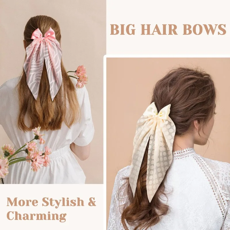 1pcs Satin Bow Hair Clip For Women Chic Glossy Long Streamers Elegant Accessory Stylish Headwear Girls Daily Ponytail Hairstyles
1pcs Satin Bow Hair Clip For Women Chic Glossy Long Streamers Elegant Accessory Stylish Headwear Girls Daily Ponytail Hairstyles