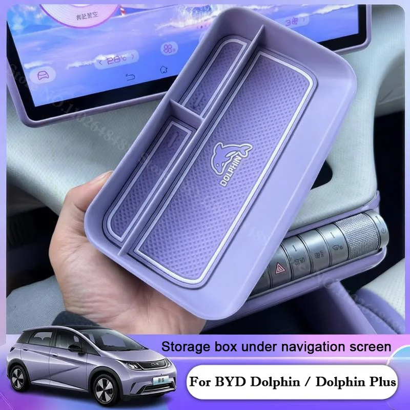 Car Under The Screen Storage Box for BYD Dolphin Center Console Waterproof Scratch-proof Storage Box Car Interior Accessories
Car Under The Screen Storage Box for BYD Dolphin Center Console Waterproof Scratch-proof Storage Box Car Interior Accessories