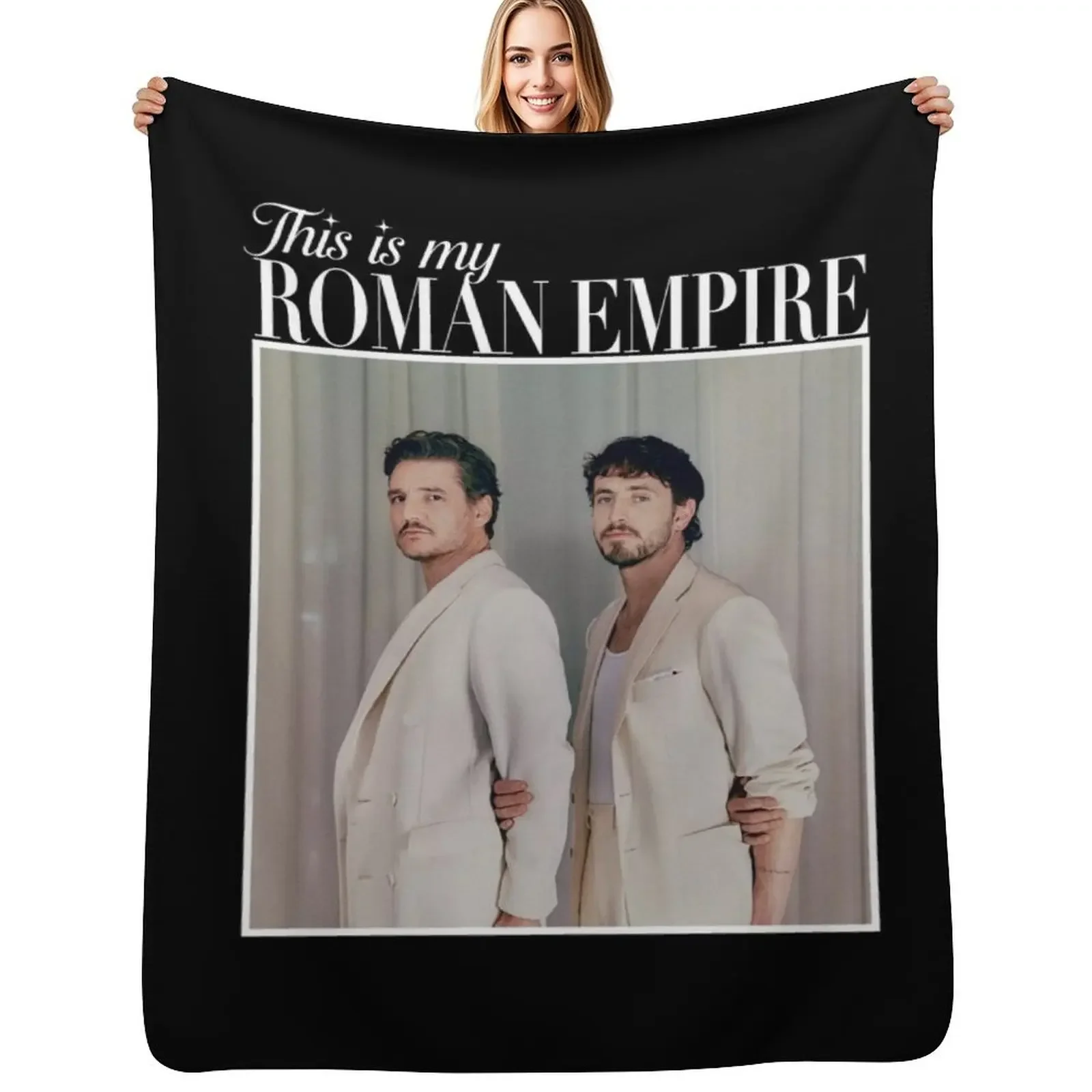 Vintage This is my roman empire Paul Mescal Pedro Pascal Gladiator 2 Retro 90s Throw Blanket Hair Polar halloween Blanket
Vintage This is my roman empire Paul Mescal Pedro Pascal Gladiator 2 Retro 90s Throw Blanket Hair Polar halloween Blanket
