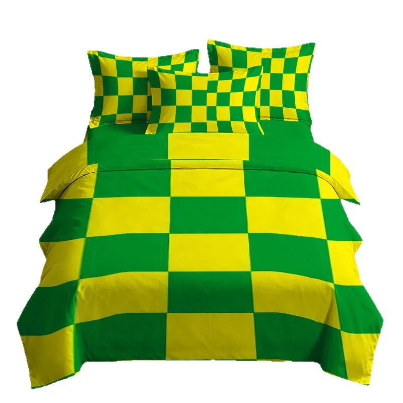 Contrasting Checkerboard Printed Bedding Set,Football checkered print Duvet Cover Set,Multi Size Bedding Decoration
Contrasting Checkerboard Printed Bedding Set,Football checkered print Duvet Cover Set,Multi Size Bedding Decoration