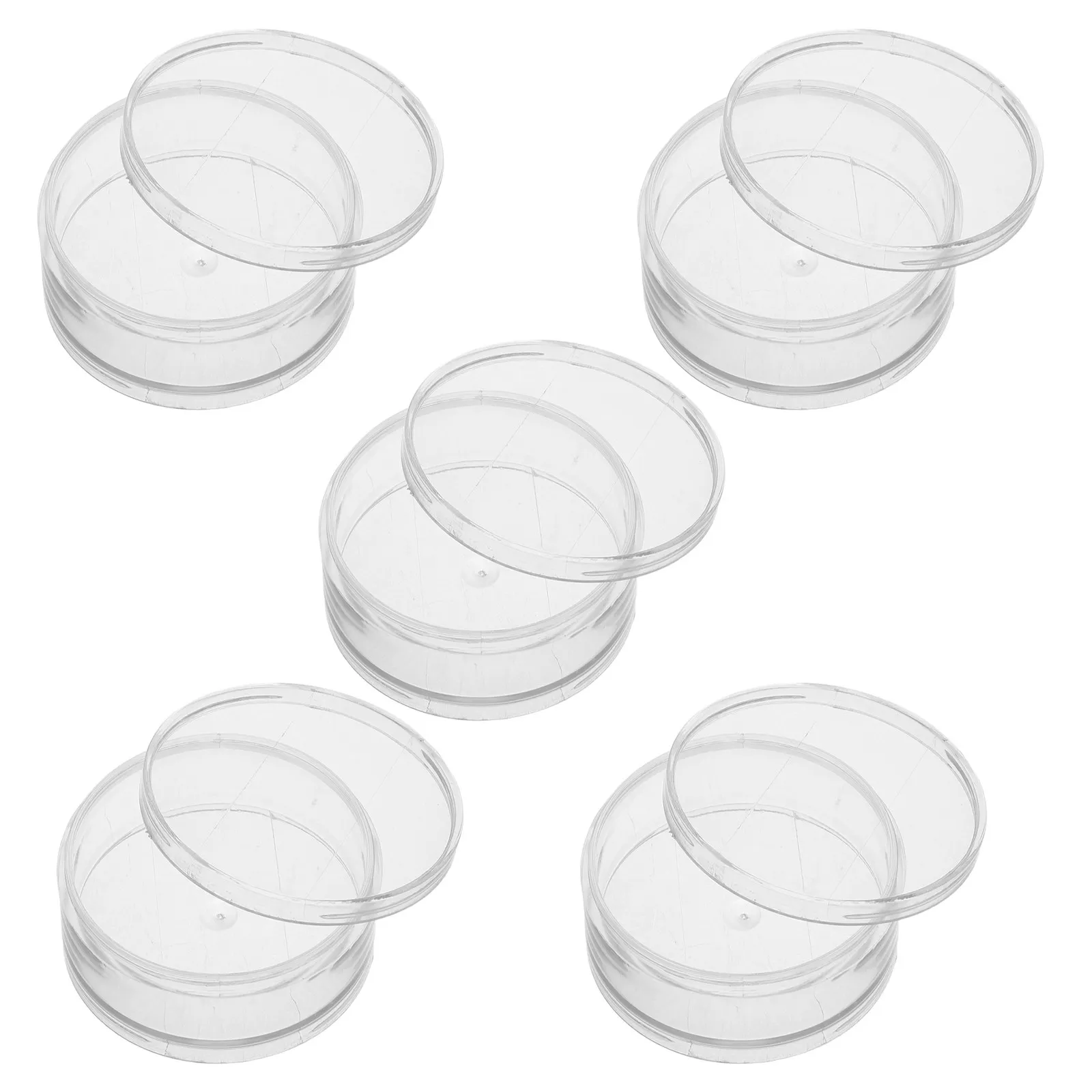 Прозрачный пластиковый круглый контейнер для хранения украшений, маленькая прозрачная коробка для хранения деталей для рукоделия, для дома и магазина
Прозрачный пластиковый круглый контейнер для хранения украшений, маленькая прозрачная коробка для хранения деталей для рукоделия, для дома и магазина