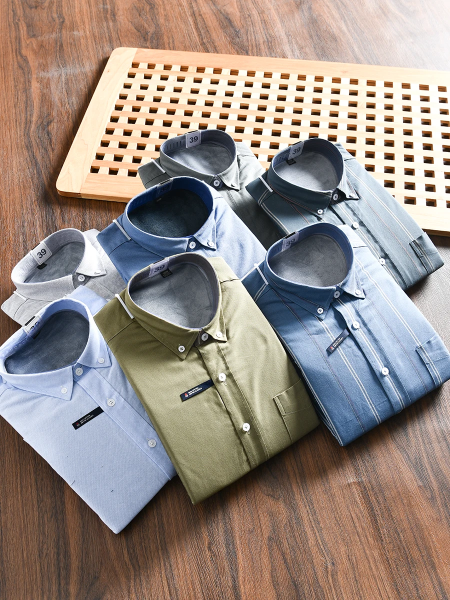 Men's Winter Warm Fleece Lined Stripe Shirt Standard Fit Fashion Urban Style Youth Winter Thickened Long Sleeve Silver Ve...
Men's Winter Warm Fleece Lined Stripe Shirt Standard Fit Fashion Urban Style Youth Winter Thickened Long Sleeve Silver Ve...