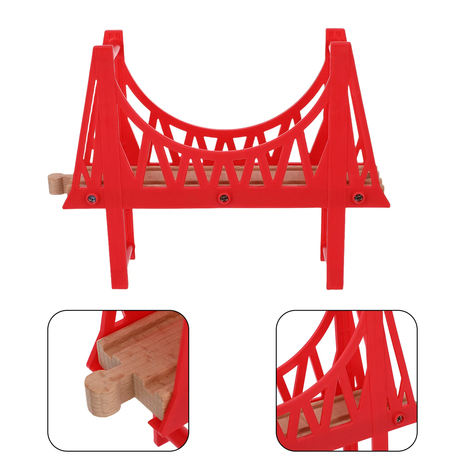 Wooden Train Bridge Accessories for Wooden Train Tracks Easy Assembly Smooth Fit Compatible Railway Building
Wooden Train Bridge Accessories for Wooden Train Tracks Easy Assembly Smooth Fit Compatible Railway Building