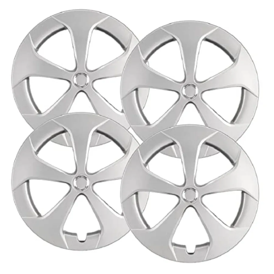 Premium Quality 15" Silver Hubcaps/Wheel Covers fits 2010-2015 Toyota Prius Will NOT fit Prius C or Prius V Heavy Duty Construc
Premium Quality 15" Silver Hubcaps/Wheel Covers fits 2010-2015 Toyota Prius Will NOT fit Prius C or Prius V Heavy Duty Construc