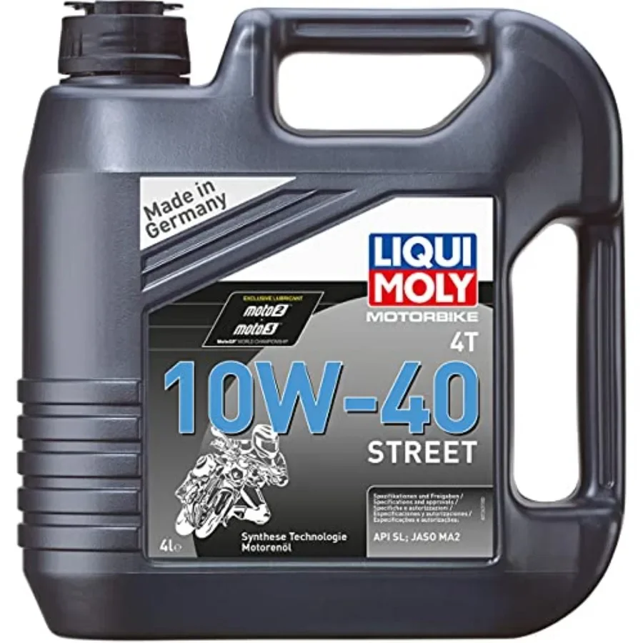 Street application, synthetic blend oil, amber color, high shear stability and wear protection
Street application, synthetic blend oil, amber color, high shear stability and wear protection