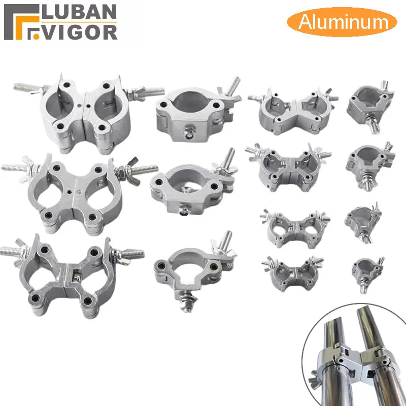 Крючки для освещения сцены, зажим с одной двойной кольцевой пряжкой, крестовый универсальный фиксированный кронштейн, хомут для труб из алюминиевого сплава для труб диаметром 18-51 мм
Крючки для освещения сцены, зажим с одной двойной кольцевой пряжкой, крестовый универсальный фиксированный кронштейн, хомут для труб из алюминиевого сплава для труб диаметром 18-51 мм