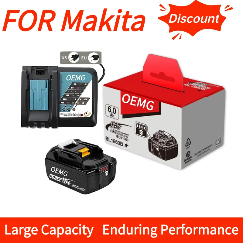 For Makita 18V Battery Professional Use, 6AH Lithium-Ion Power, ✅ Safety Included, ★ Best Value, Power Your Projects!
For Makita 18V Battery Professional Use, 6AH Lithium-Ion Power, ✅ Safety Included, ★ Best Value, Power Your Projects!
