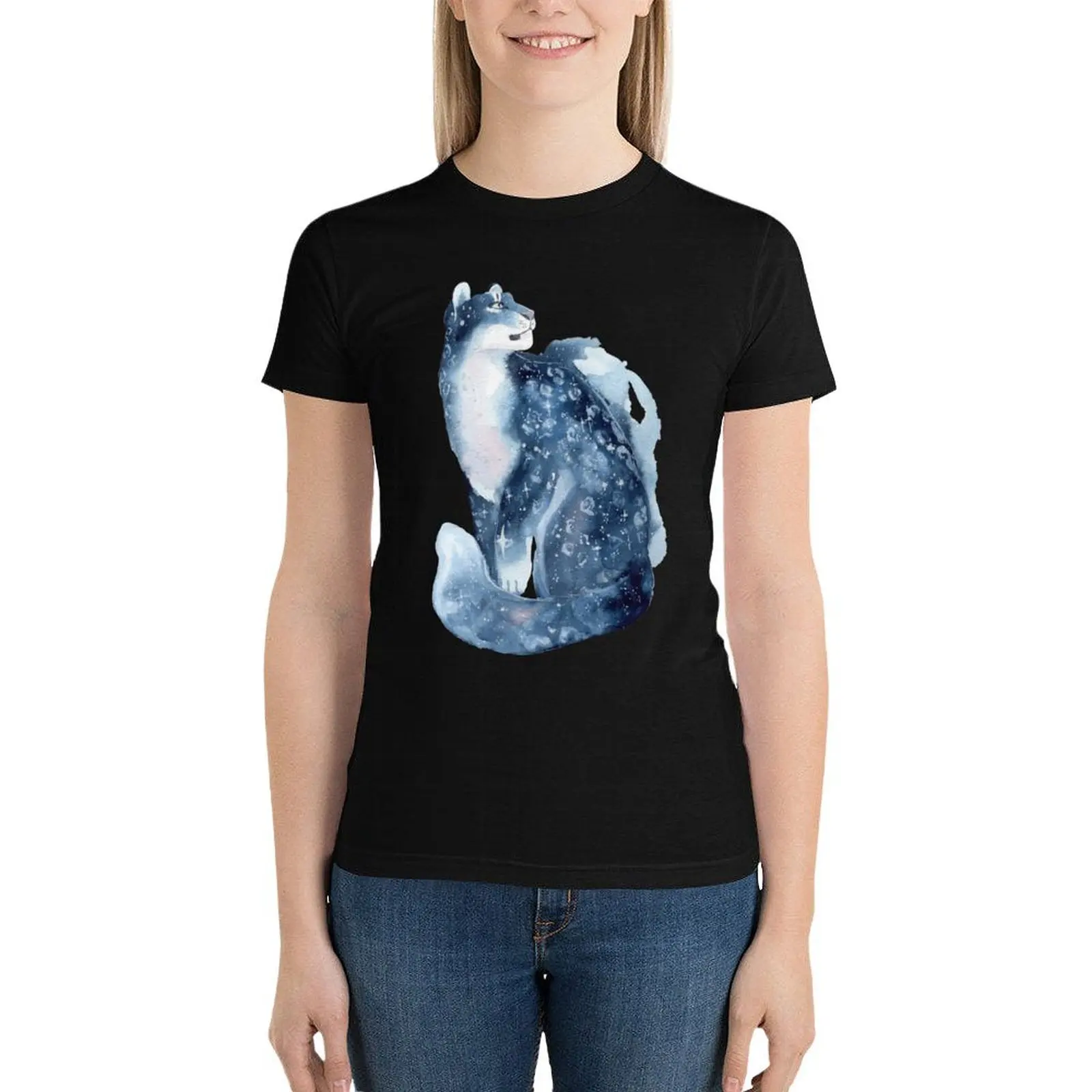 Galaxy Snow Leopard T-Shirt Aesthetic clothing Short sleeve tee t-shirt dress for Women long
Galaxy Snow Leopard T-Shirt Aesthetic clothing Short sleeve tee t-shirt dress for Women long
